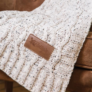 Vanilla Cookie Knit Chenille Blanket - Horizon Promotional